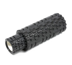 Массажный ролик EasyFit Grid Roller Double 33 см Черный