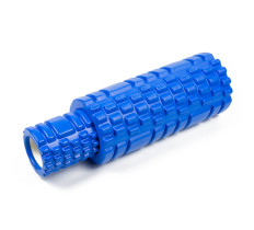 Массажный ролик EasyFit Grid Roller Double 33 см Синий