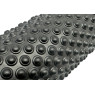 Массажный ролик EasyFit Grid Roller Light 33 см Черный