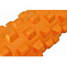 Массажный ролик EasyFit Grid Roller PRO 33 см Оранжевый