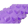 Масажний ролик EasyFit Grid Roller PRO 33 см Фіолетовий