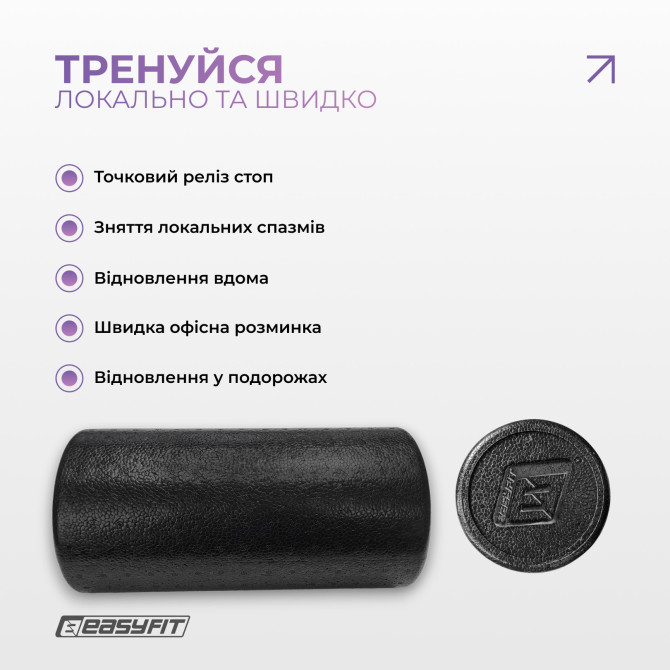 купить оптом массажный ролик EasyFit PolyFoam Roller EPP 30 см