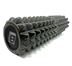 Массажный ролик EasyFit Solid Grid Roller 45 см v.2.2s черный