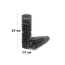 купить оптом массажный роллер EasyFit Solid Grid Roller 45 см v.2.2s черный