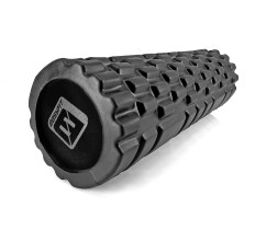 Массажный роллер EasyFit Solid Grid Roller Mini 30 см черный