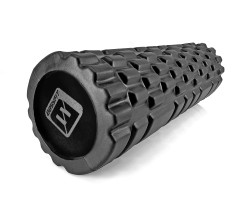 Масажний ролер EasyFit Solid Grid Roller Mini 30 см чорний