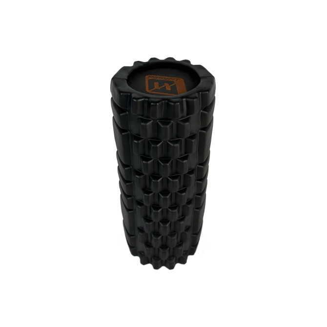 массажный ролик EasyFit Solid Roller черный
