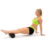 массажный ролик EasyFit Solid Roller черный