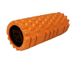 Масажний ролик EasyFit Solid Roller v.1.1s 33 см помаранчевий