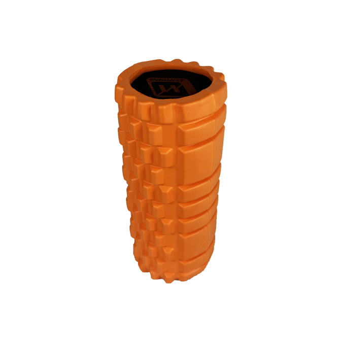 массажный ролик EasyFit Solid Roller оранжевый