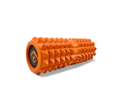 Массажный ролик EasyFit Solid Roller v.1.2s 33х13 см оранжевый