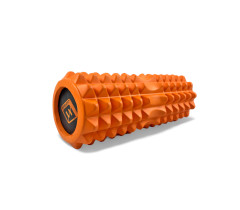 Масажний ролик EasyFit Solid Roller v.1.2s 33х13 см помаранчевий