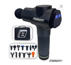 Перкуссионный вибромассажер Easyfit UltraGun 13 насадок