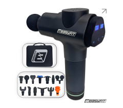 Перкусійний вібромасажер EasyFit UltraGun 13 насадок
