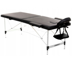 Масажний стіл EasyFit ZenRest-2 кушетка складна Чорна з чохлом