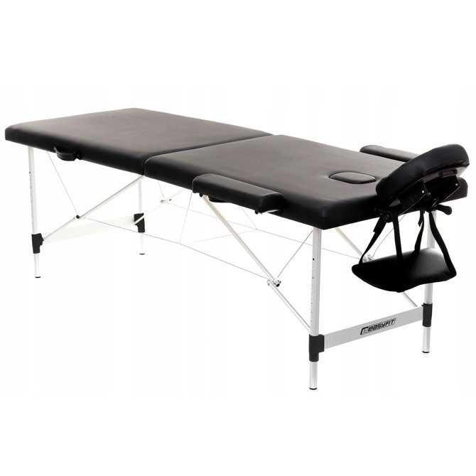 Масажний стіл EasyFit ZenRest кушетка складна Чорний