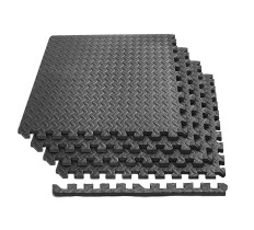 Татами мат EasyFit SwallowTail-2 4 шт (60х60х2 см) пазл ласточкин хвост с бортиком