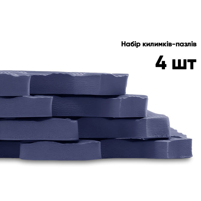 ціна на татамі мат EasyFit swallowtail (60х60 см) синій