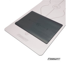 Мини-мат для йоги EasyFit Yoga Pad каучук 3,5 мм Черный 