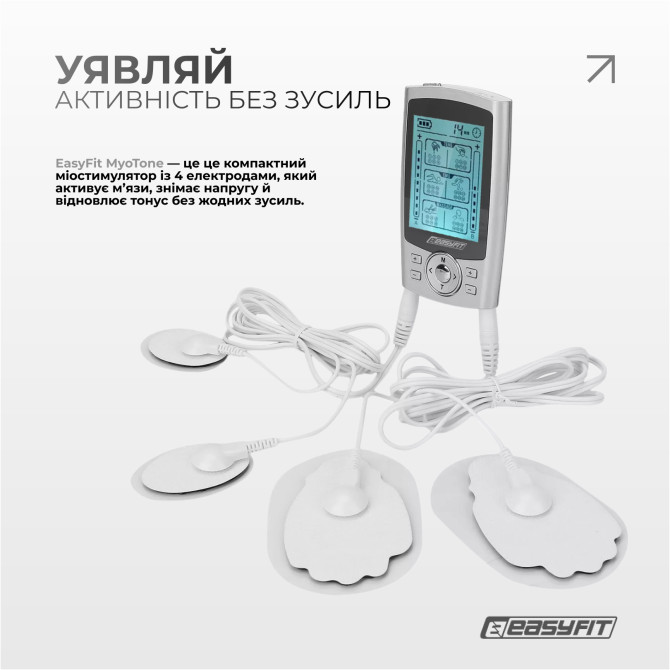 купить миостимулятор EasyFit MyoTone импульсный массажер для мышц
