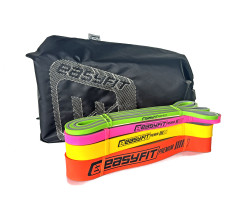 Набір двошарових резинок для підтягування EasyFit Premium 2-45 кг (4 шт)