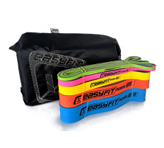 Набор двухслойных резинок для подтягиваний EasyFit Premium 2-63 кг (5 шт)