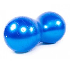 Мяч для фитнеса EasyFit Peanut 45х90 см синий (фитбол орех-арахис)
