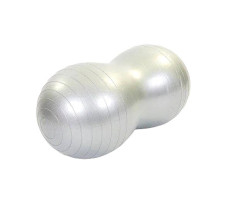 Мяч для фитнеса EasyFit Peanut 45х90 см серый (фитбол орех-арахис)