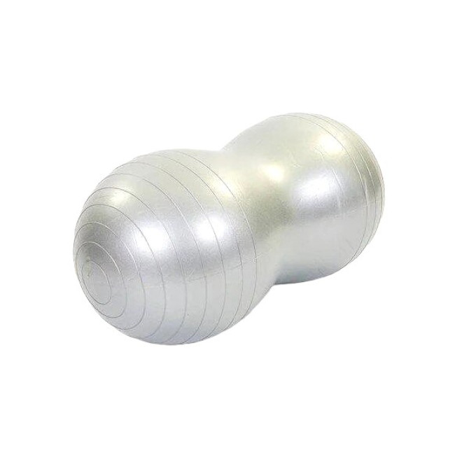 М'яч для фітнеса EasyFit Peanut 45х90 см сірий - купити в Києві та Одесі, Харкові та Дніпропетровську, Запоріжжі та Львові