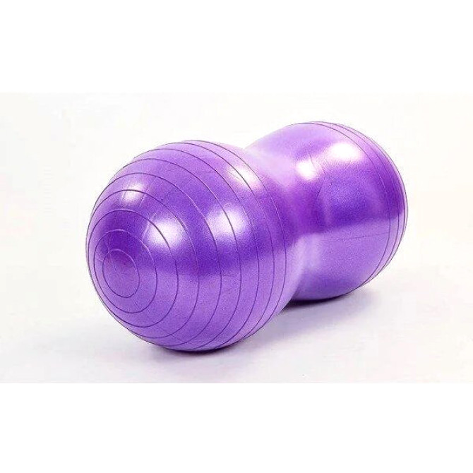 Мяч для фитнеса EasyFit Peanut 45х90 см фиолетовый - купить в Киеве и Одессе, Харькове и Днепре, Запорожье и Львове
