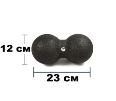 Масажний м'ячик подвійний EasyFit EPP 23х12 см