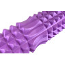 ціна на масажний ролик EasyFit Grid Roller 33 см v.1.2 із заглушками (фіолетовий)