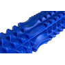цена на массажный ролик EasyFit Grid Roller 33 см v.1.2 с заглушками (синий)