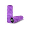 замовити масажний ролик EasyFit Grid Roller 33 см v.1.2 із заглушками (фіолетовий)