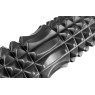 ціна на масажний ролик EasyFit Grid Roller 33 см v.1.2 із заглушками (чорний)