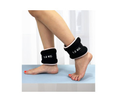 Утяжелители EasyFit Comfort 1 кг для ног и рук  с металлом (пара)