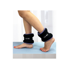 Утяжелители EasyFit Comfort 1,5 кг для ног и рук  с металлом (пара)