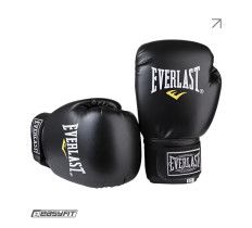 Боксерские перчатки Everlast 12 унций (12 oz) черные
