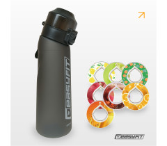 Спортивна пляшка для води зі смаками EasyFit Air Up (7 ароматизованих капсул у комплекті), 650 мл