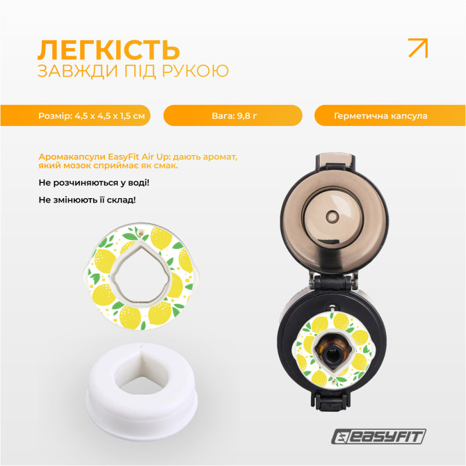 купить капсула “лимон” для бутылки EasyFit Air Up 