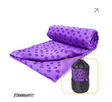 Полотенце для йоги EasyFit Yoga Mat Towel из микрофибры  (Фиолетовое)