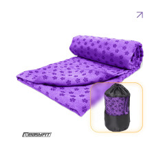 Рушник для йоги EasyFit Yoga Mat Towel з мікрофібри  (Фіолетовий)