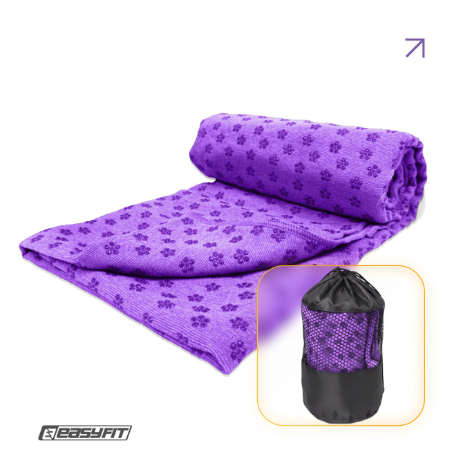 Полотенце для йоги EasyFit Yoga Mat Towel из микрофибры