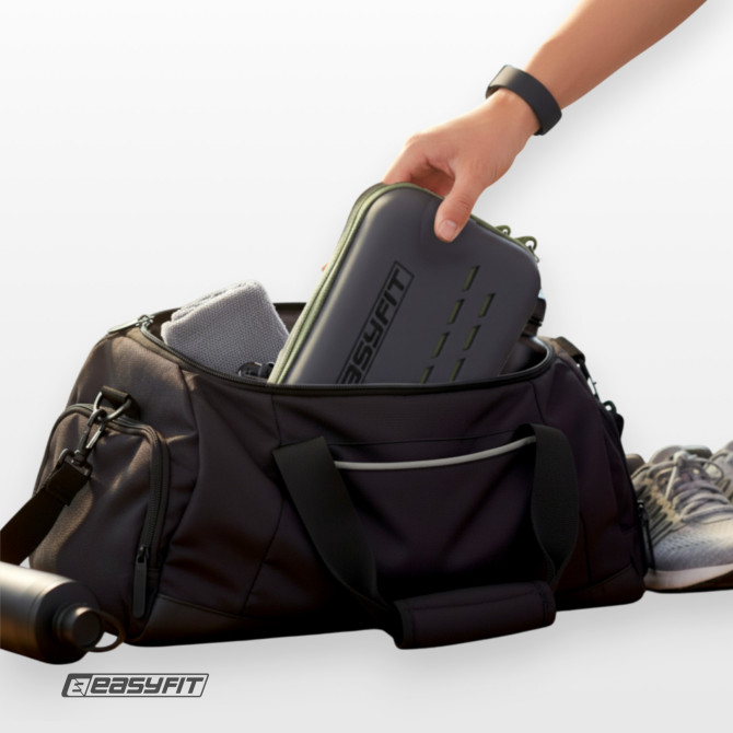 заказать cпортивное полотенце EasyFit RoyalWing 140х60 см из микрофибры + кейс