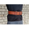 Пояс атлетичний EasyFit DeciBelt (шкіра) коричневий 4XL