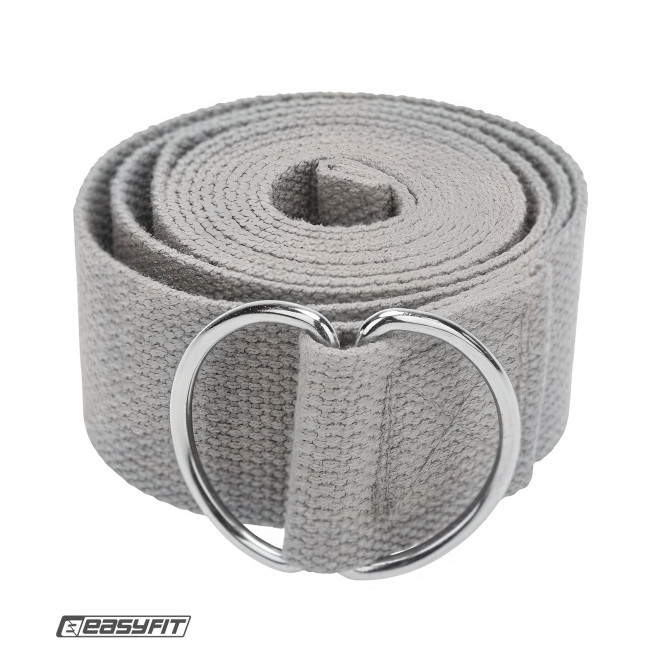 Ремень для йоги EasyFit серый