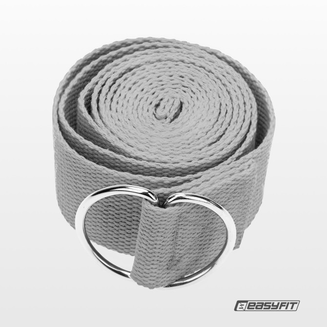 заказать ремень для йоги EasyFit серый