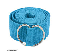 Ремень для йоги EasyFit светло-голубой