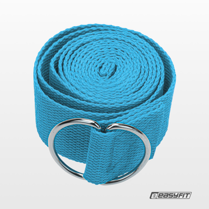 заказать ремень для йоги EasyFit светло-голубой