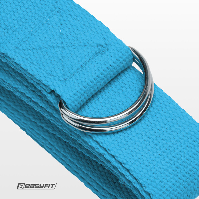 цена на ремень для йоги EasyFit светло-голубой